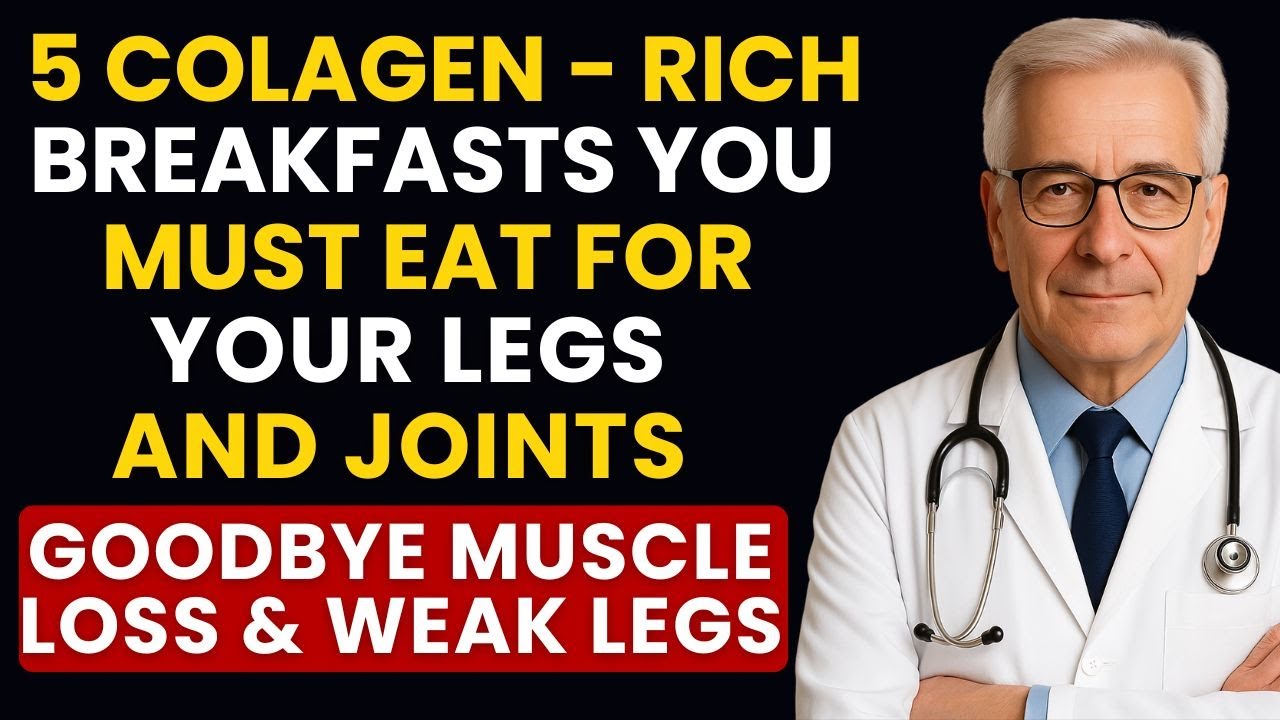 Seniors, Eat THESE 5 Collagen Rich Breakfasts to Fight Muscle Loss & Weak Legs