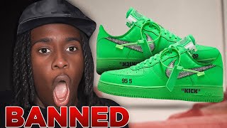 Twitch is scared of green shoes.