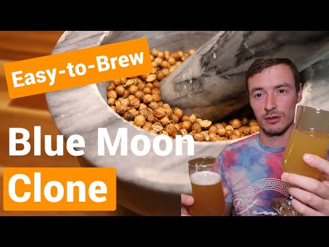 Easy-to-Brew Blue Moon Clone in the Grainfather (Belgian Witbier)