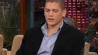 Wentworth Miller at 'Tonight with Jay Leno Show'