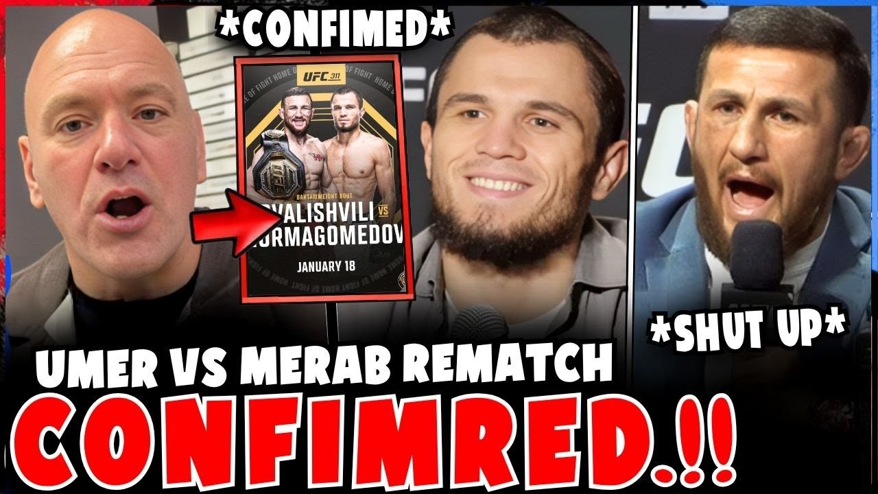 Umar Nurmagomedov vs Merab Dvalishvili REMATCH CONFIRMED! | UFC 311 Official Fight Announcement