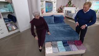 Berkshire Blanket Velvet Soft Sheets w/ Extra Pillowcases on QVC screenshot 2
