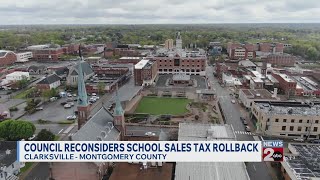 Clarksville City Council considers school sales tax rollback