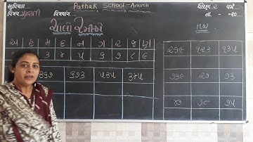 Gujarati | Std-2 | Lecture-2 | pathak school-Amreli