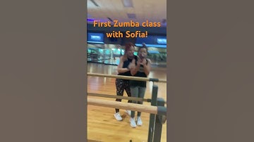 First Zumba class with Sofia! #shorts #momlife #summer