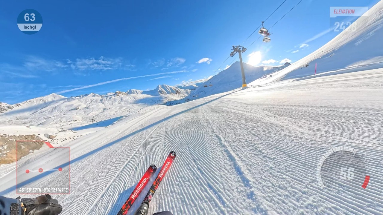 Ischgl 🎿 Silvretta Arena | 4K | Piste🔵63