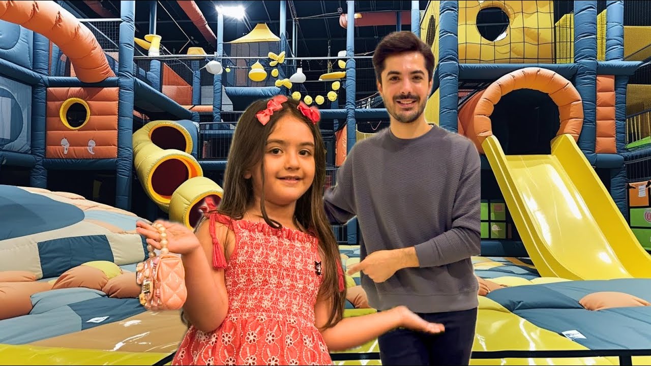 Fun Day at Kids Play Area | Daddy Daughter Indoor Playground Vlog | Ezzah Junaid 🛝❤️