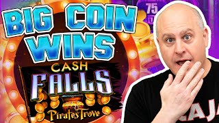 🌊 Cash Falls High Limit Slot Wins ☠️ Pirate’s Trove Big Coin Wins with $50 Max Bets screenshot 4