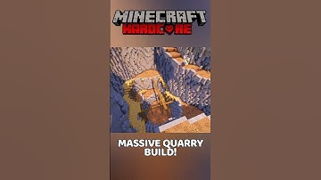 I Built a MASSIVE Quarry in my Hardcore Forever World!