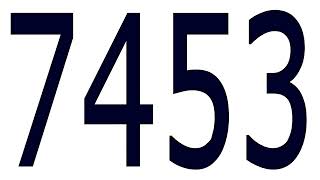 7453