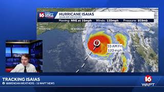 Tracking Major Hurricane Isaias