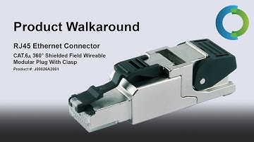 Remke RJ45 Ethernet Connector Plug With Clasp - Product Walkaround