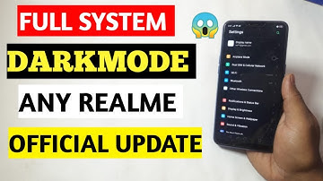 Full Dark MODE in realme Devices on ColorOS 6 | Full System Darkmode in Realme C1.Realme c2,Realme 2