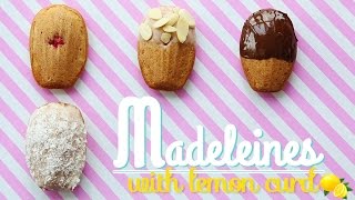 Madeleines com Creme de Limão Aveludado- Temporada de Verão em NY
