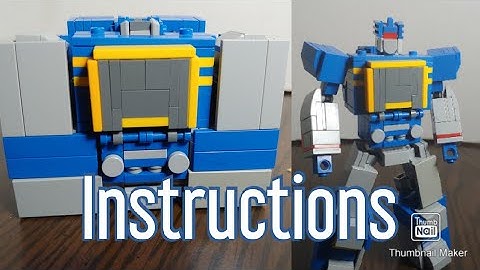 How to Build: Lego Transformers G1 Soundwave
