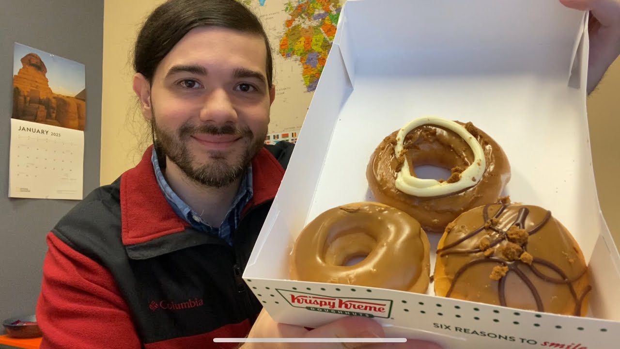 NEW Krispy Kreme Biscoff Cookie Butter Doughnuts 🍩 Review! YouTube