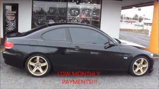 RIMTYME HAMPTON, BMW on 18" Motegi Gold wheels with black lion tires