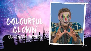Colourful Clown Male Halloween Tutorial