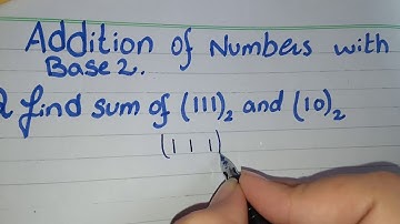 Addition of Binary Numbers, Addition of Binary Numbers in Urdu