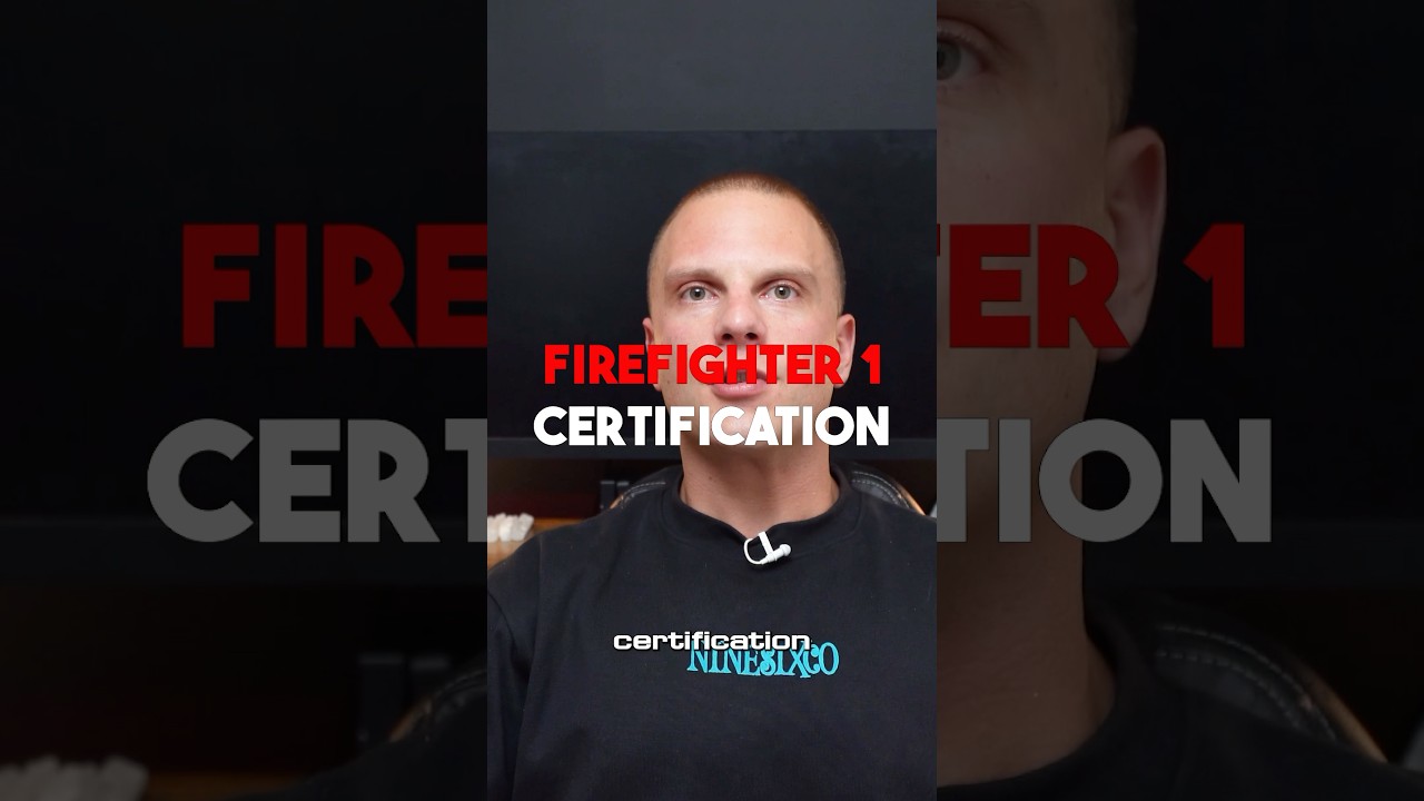 🔥Completing A Fire Fighter 1 Course.🔥 