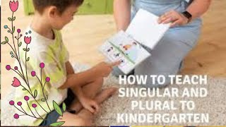 How to teach singular plural to kindergarten activity time craft