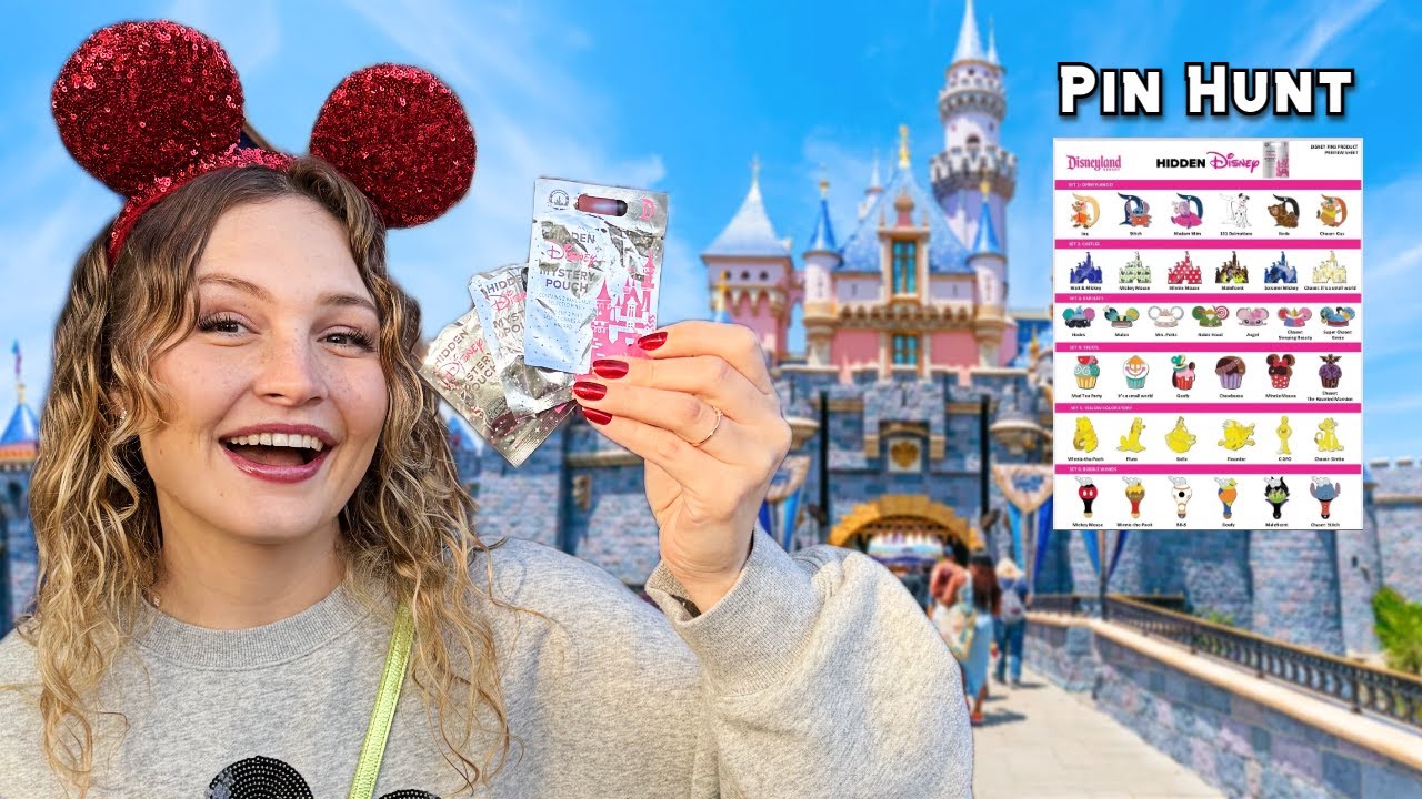 Disneyland 2025 Hidden Mickey Wave B Mystery Pin Hunt & Unboxing
