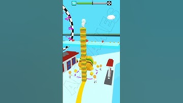 cube surfer lvl 54 gameplay all games #shorts #cubesurfer #allgames #viralvideo