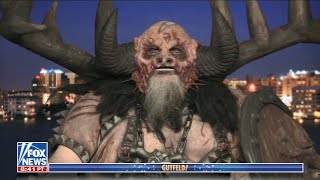 Gutfeld! On FOX News  1st Appearance by GWAR Lead Volcalist The Berserker Blothar