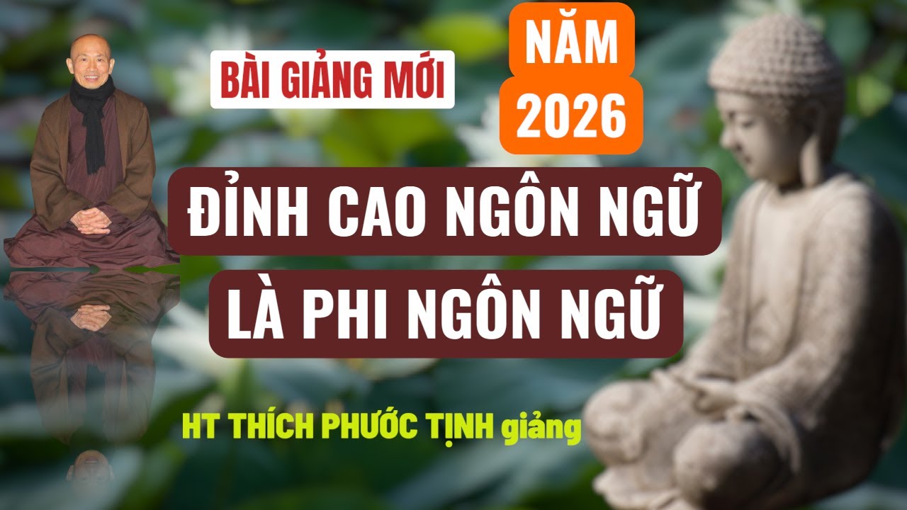 ĐỈNH CAO CỦA NGÔN NGỮ LÀ PHI NGÔN NGỮ | HT Thích Phước Tịnh giảng