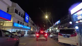 Night Drive Through Vibrant Bangsar