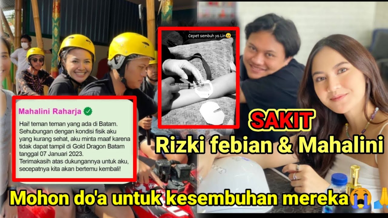 Mahal Ini Rizki Febrian Rizki febian & Mahalini Sakit😭 kondisi terkini ikilini semoga cepet ...