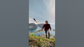 Tried Me Mode? Keeps you in frame, no selfie stick, no reframing, in sweet 60fps 🌅#insta360 #shorts