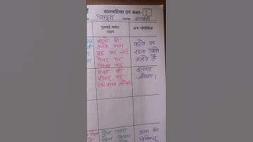 03-07-2023 की बाल वाटिका व कक्षा 1 की शिक्षक डायरी