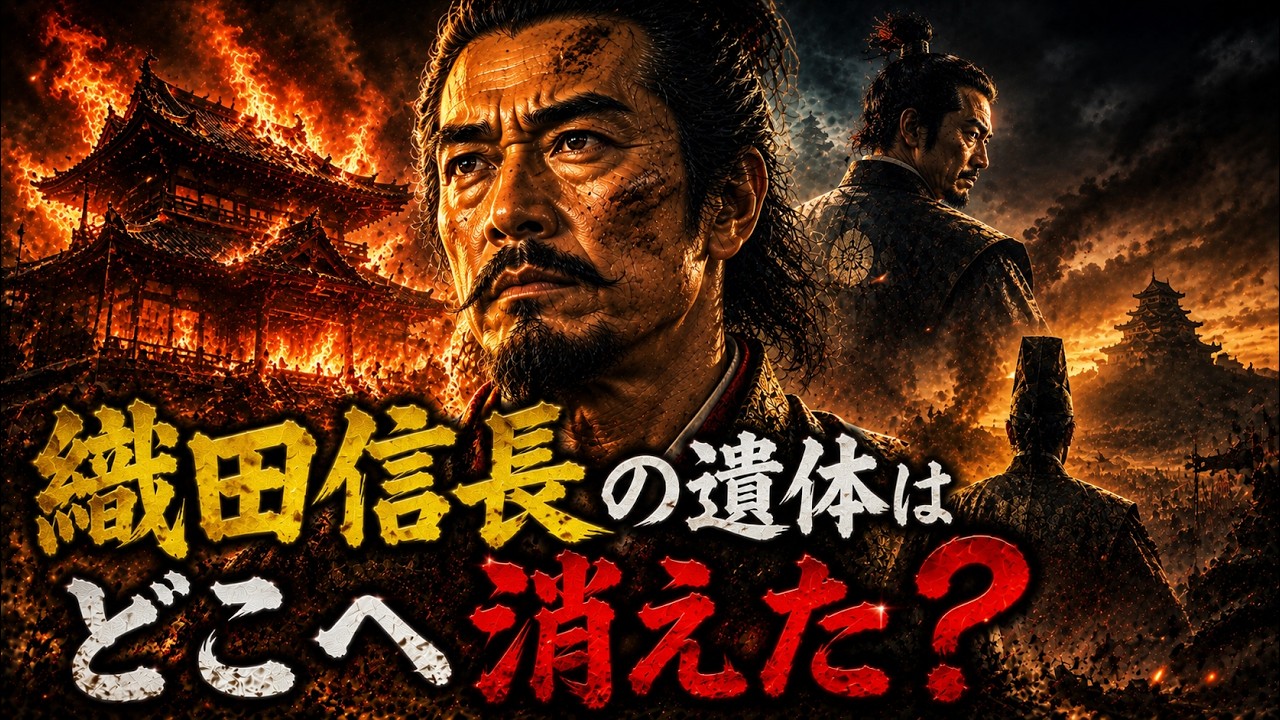 【歴史解説】4K映像・織田信長の遺体はどこへ消えた?四百年語られる生存説の真偽!【MONONOFU物語】