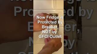 Fridge Outlet Keeps Tripping. Avoid Plugging Inductive Loads Into a GFCI Outlet, motors, fridges …