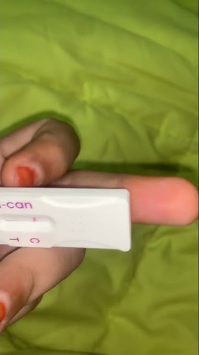 First response pregnancy test faint line after 1 hour