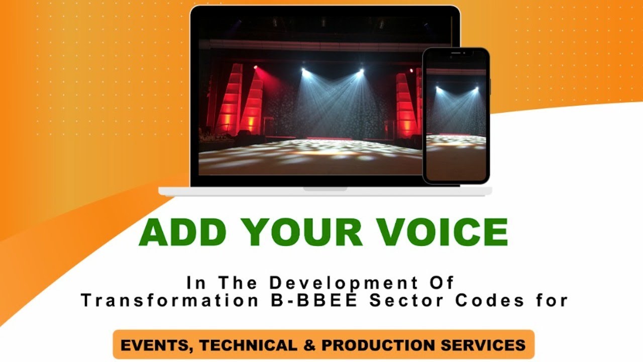 National Consultations -B-BBEE Sector Code for the Events Technical and ...