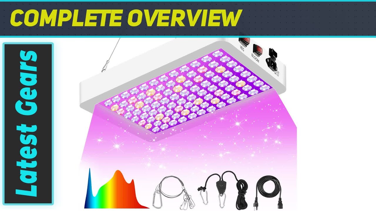 Upgraded 1000W LED Grow Lights with Dual Switch, Double Chips Full ...