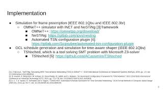 智慧型汽車導論: Simulating TSN Scheduling in In-Vehicle Network for Mixed-Critical Automotive Applications