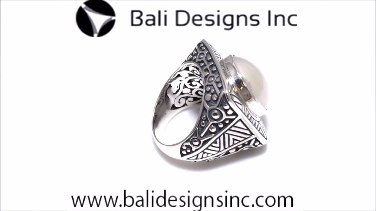 Sterling Silver ring with Pearl - AR-1023-PE