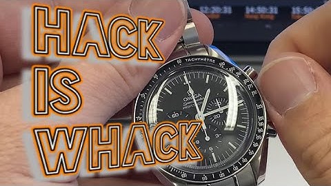 Setting non-hacking movements (Speedmaster, El Primero, Patek...)