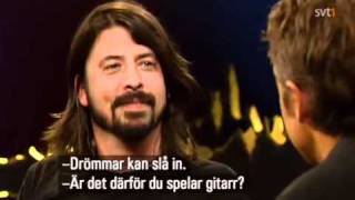 Foo Fighters - Rope + Interview - live at SVT Studios 03/03/11