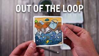 09 Out Of The Loop | Footprints On Katmai Watercolor Series