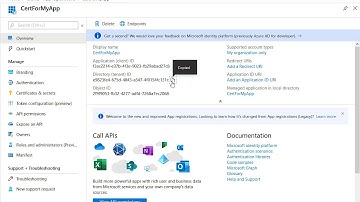 Certificate-based authentication for an Azure