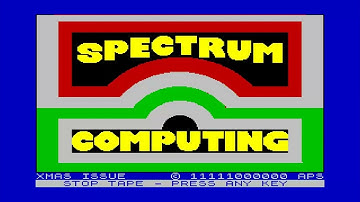 ZX SINCLAIR Spectrum Computing 11 1984 Dec UK 16K Electronic Magazine CASSETTE SAMPLE GAMES COMPILAT