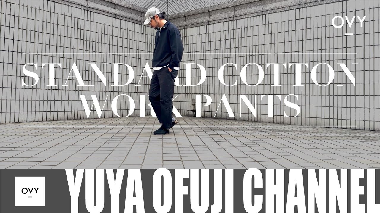 スーツ OVY W polyester pants OVY New Release] Recreated from the classic USA work pants