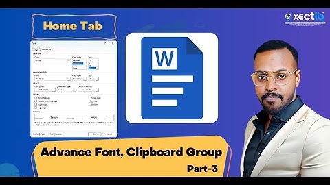 Microsoft Word Home Tab: Advanced Font & Clipboard Group Features Explained