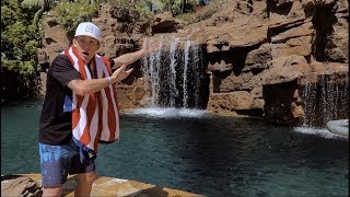 CLIFF JUMPING IN A $3 MILLION BACKYARD!!!