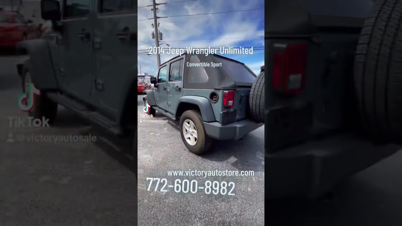 2014 Jeep Wrangler Unlimited  Convertible SportExterior V6 3.6 L for sale in Stuart, FL 772-600-8982