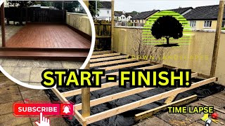 Decking & Pergola Install Full Video | Full Time lapse